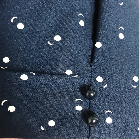 Vintage shift, drop waist ruffle dress. - Picture 5 of 6